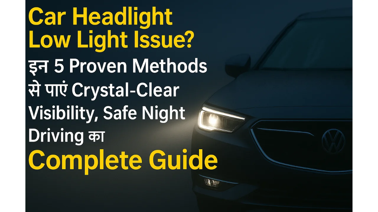 Car Headlight Low Light Issue?